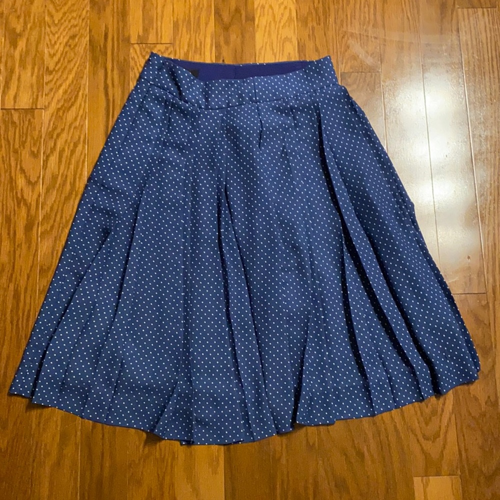 Polka dot JCREW skirt